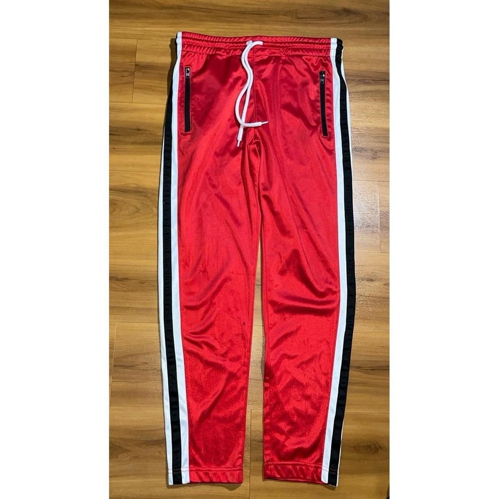 NWOT Southpole Slim Stripe Athletic Performance Drawstring Tapered Track Pants